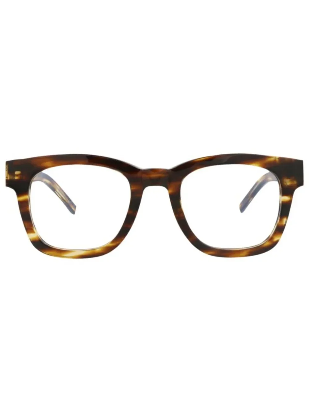New Saint Laurent Women's Eyeglasses Square Rectangle Recycled Acetate Frame